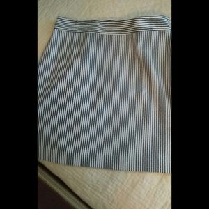 Ann Taylor skirt, Navy and white color